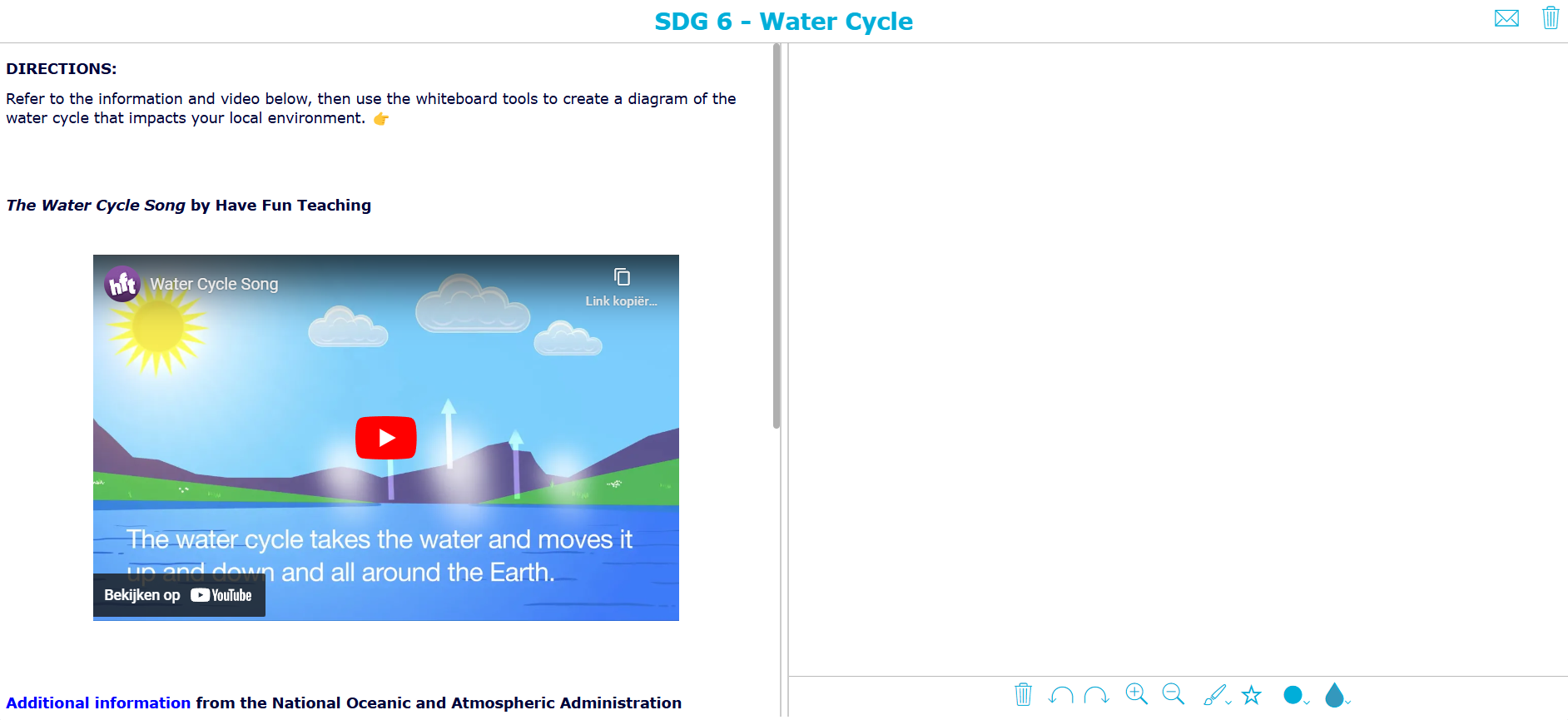 SDG 6 - Water Cycle
