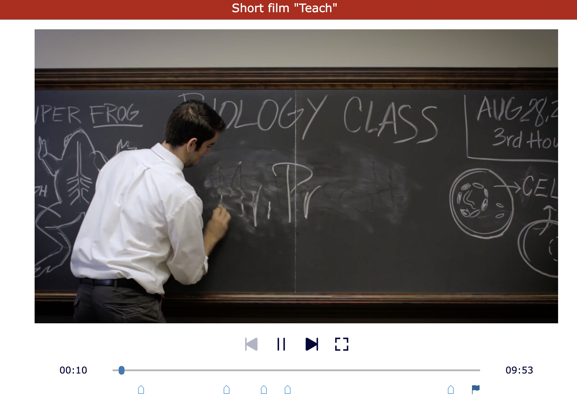 Short films - Teach - English lesson about young teachers