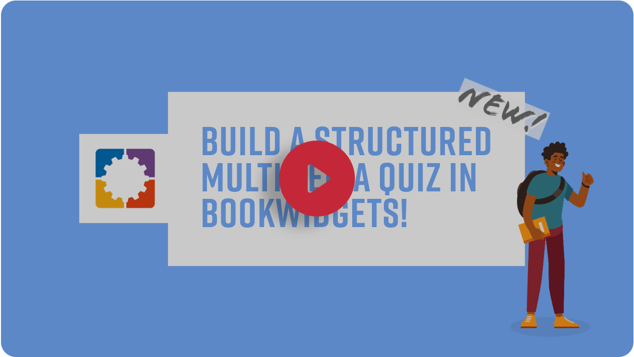 Video tutorial - How to Create a Multimedia structured Quiz for your Students 