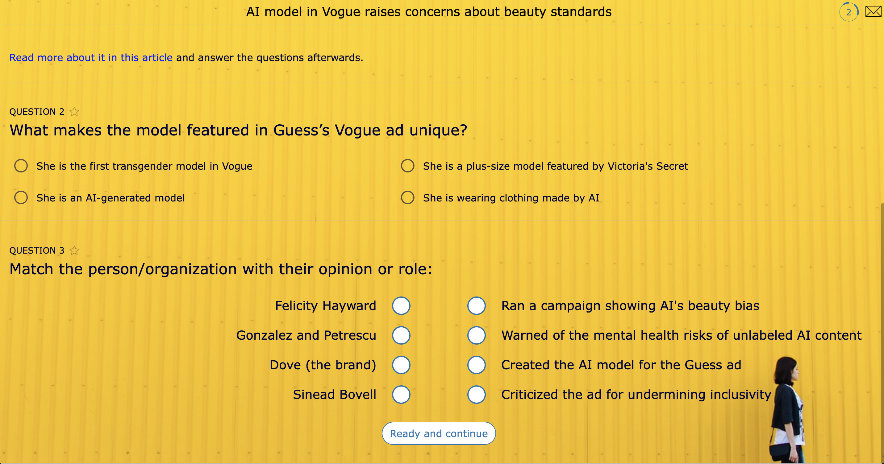 Ready-to-use lesson plan to teach students about artificial intelligence - AI in fashion
