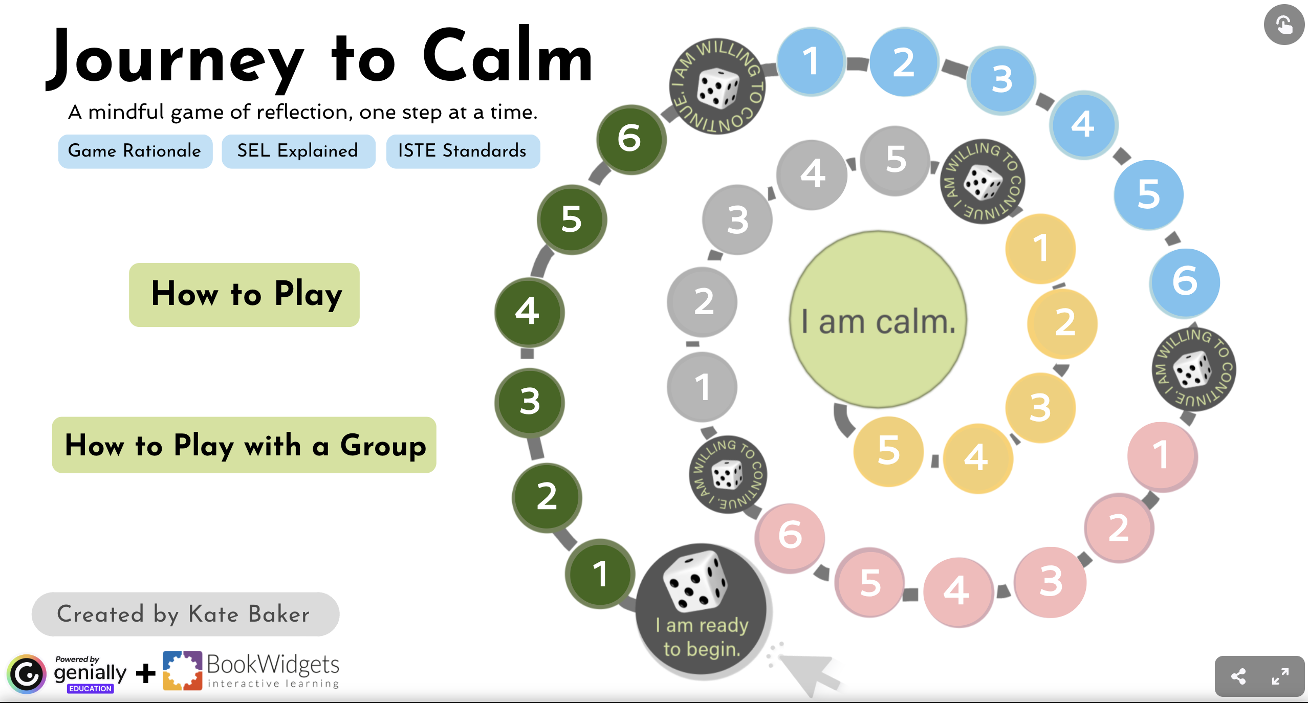 Edtech App Smash BookWidgets Genially SEL board game