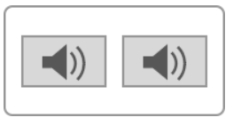An Audio - Audio pair widget, used for matching and comparing two audio clips