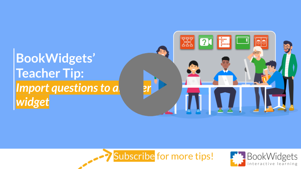 Import content from widget to widget
