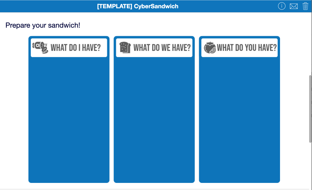 BookWidgets CyberSandwich EduProtocol template for partner reading