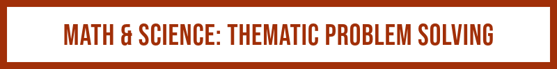 Math & Science: Thematic Problem Solving - Themed lesson plans