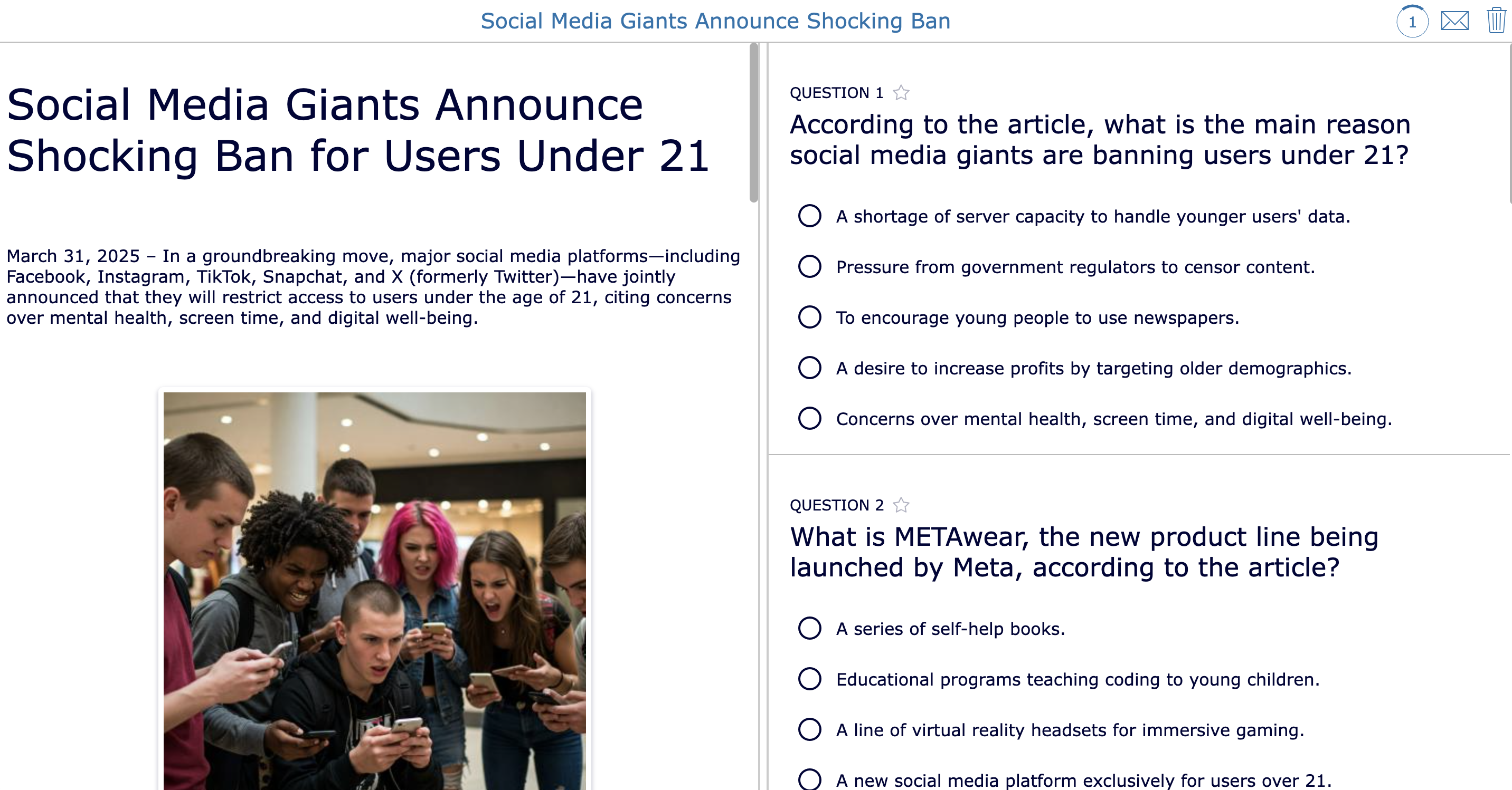 Ready-to-use lesson plan to teach students about artificial intelligence fake news article