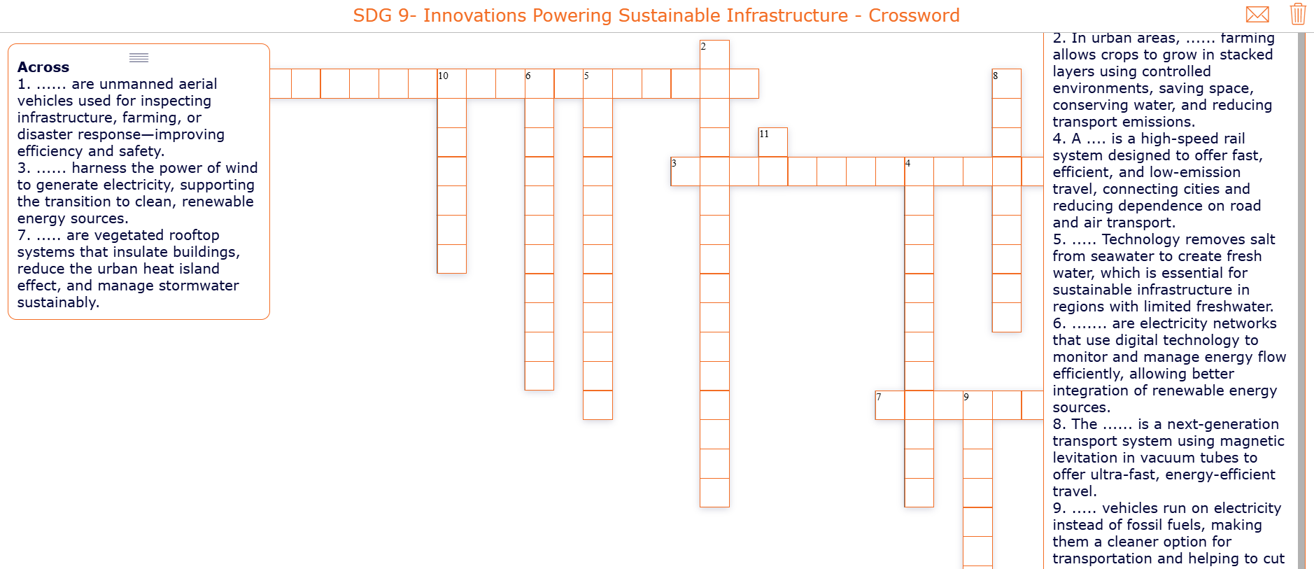 innovations powering sustainable infrastructure - flashcard